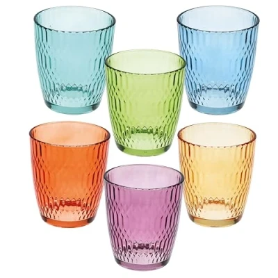 Afbeelding van Tognana Seoul Set van 6 glazen 310 cc, meerkleurig, glas