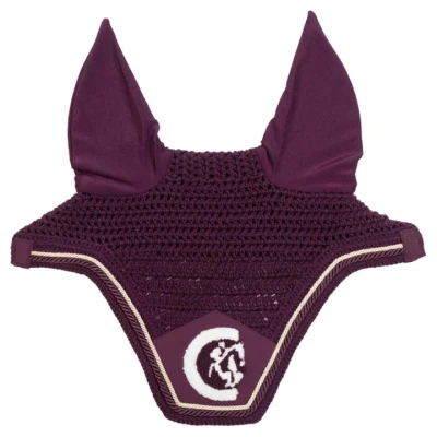 Afbeelding van Kentucky Horsewear Oornetje Wellington 3D Logo Paars