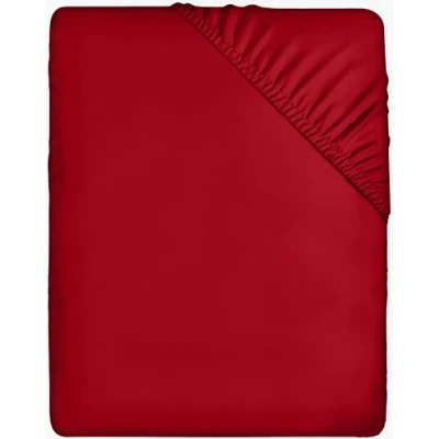 Afbeelding van Utopia Bedding Hoeslaken, met hoekhoogte van 35 cm voor dikke matrassen, geborstelde microvezel Rood, 140 x 200