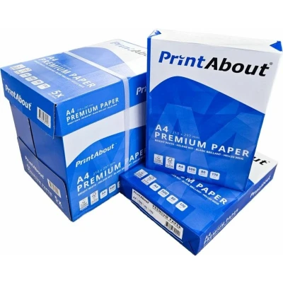Afbeelding van PrintAbout Premium A4 papier 4 dozen (10.000 vel)