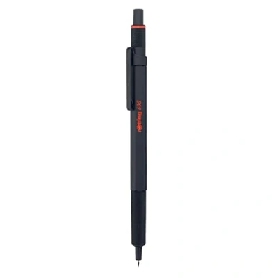 Image de Stylo à bille Rotring 600 Recharge bleue Pointe moyenne Noir