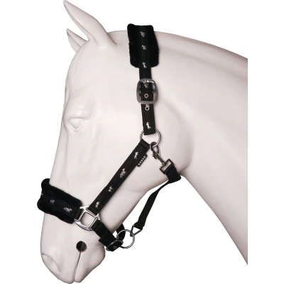 Afbeelding van Horka Halster Plush Zwart Mini
