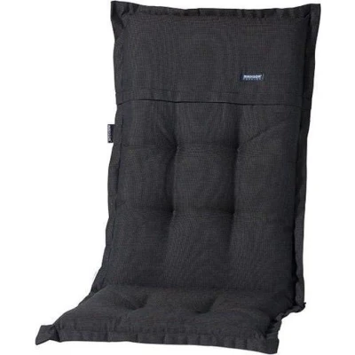 Afbeelding van Madison Tuinstoelkussen hoge rug 50x123 cm Rib black