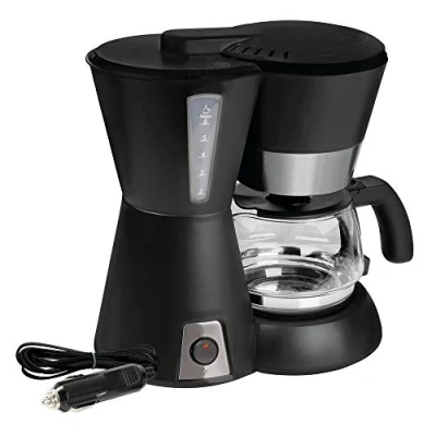 Afbeelding van Lampa 97131 Coffee Maker Arabica, draagbaar reiskoffiezetapparaat voor sigarettenaansteker, 24 V, 300 W