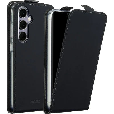 Afbeelding van Accezz Hoesje Geschikt voor Samsung Galaxy S23 FE Met Pasjeshouder Flipcase Zwart