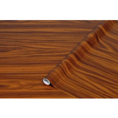 Afbeelding van d c fix Plakpapier voor meubels houteffect walnoot goud Zelfklevende decoratieve folie rol vinyl keuken deur tafel Decoratie geschilderde coating kleverige stickers 45 cm x 2 m