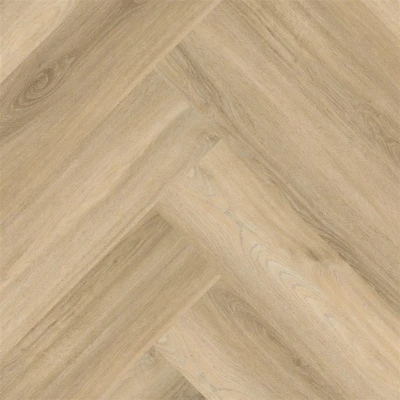 Afbeelding van Nú GRATIS Gelegd Floorlife Yup Visgraat Small Beige Plak PVC