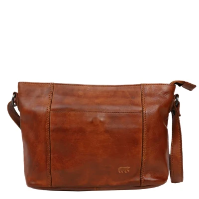 Afbeelding van Bear Design Schoudertas Zoë Cognac
