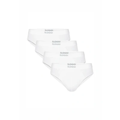 Afbeelding van Sloggi 4PACK EVER EASE Slip, Heren, Maat: Medium, White