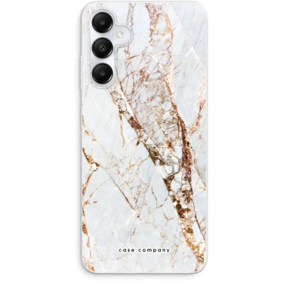 Afbeelding van Case Company® hoesje geschikt voor Samsung Galaxy A05s Goud marmer Soft Cover Telefoonhoesje Bescherming aan alle Kanten en Schermrand