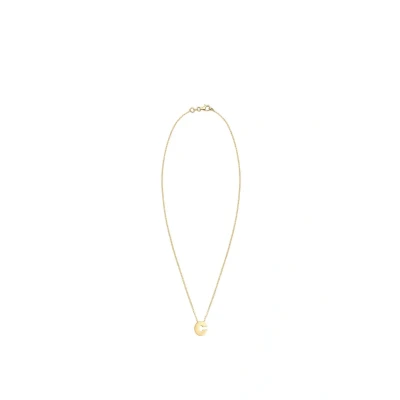 Afbeelding van Elli Dames Halsketting Letter C Minimal in 925 Sterling Zilver
