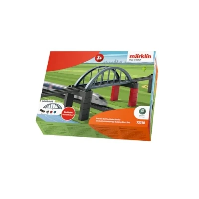 Afbeelding van Märklin World 72218 H0 modulaire set verhoogde spoorbrug