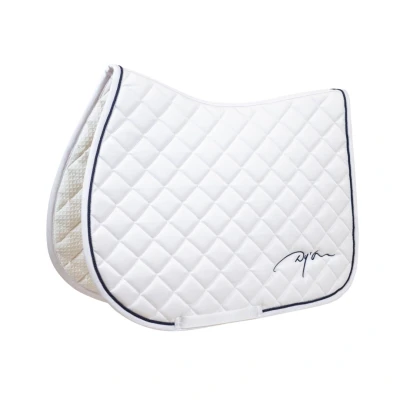Image de Dyon Tapis de Selle Diamond Saut Blanc Full