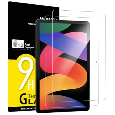 Afbeelding van NEW&#039;C Displaybeschermfolie voor Xiaomi Redmi Pad SE, 11 inch, hardheidsgraad 9H, ultra transparant, 0,33 mm, 2 stuks