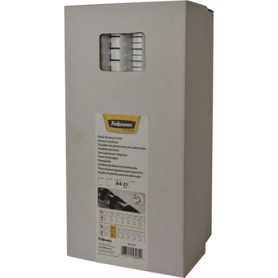 Afbeelding van Bindrug Fellowes 6mm 21rings A4 zwart 100stuks