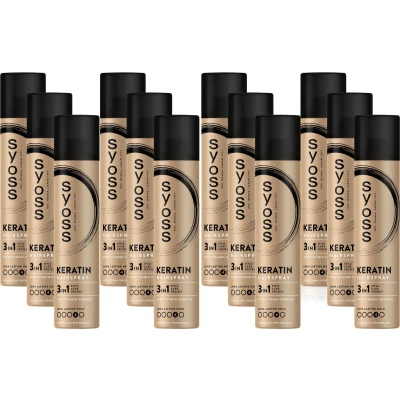 Afbeelding van Syoss 3in1 Keratin Hairspray Hold 4
