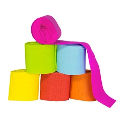 Afbeelding van Crepe Papier Rollen 6 stuks