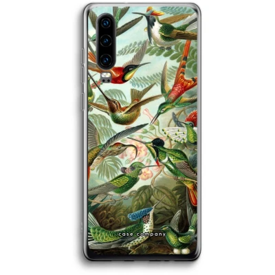 Afbeelding van Case Company® hoesje geschikt voor Huawei P30 Haeckel Trochilidae Soft Cover Telefoonhoesje Bescherming aan alle Kanten en Schermrand