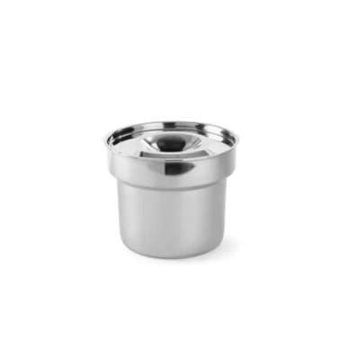 Afbeelding van Hendi Bain Marie Pan M/deksel 4,2 L Voor Thermo System + Chaf.dish Diameter 22cm 470909