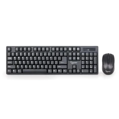 Afbeelding van Gembird draadloze USB toetsenbord en muis set QWERTY (US) / zwart