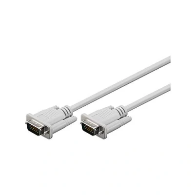 Afbeelding van VGA monitor kabel CCS aders / beige 2 meter