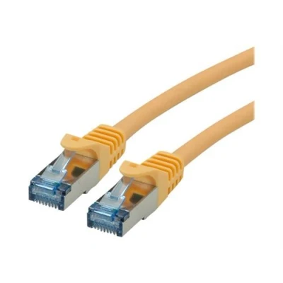 Image de Roline Cordon de raccordement RJ 45 (M) pour 50 cm SFTP CAT 6a jaune