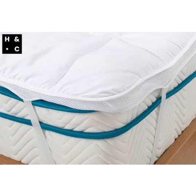 Afbeelding van Home &amp; Comfort Matrastopper 80*200cm Ondersteunend Drukverlagend Wasbaar Anti allergeen