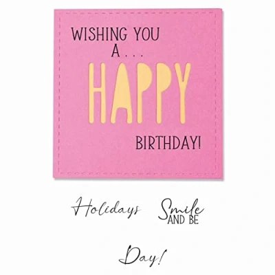 Afbeelding van Sizzix Framelits Die w/5PK Stamps Birthday Window 665651 Olivia Rose (04 22)