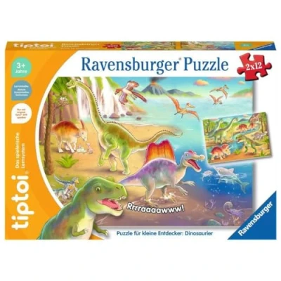Afbeelding van Ravensburger Tiptoi 00198 Puzzel voor kleine ontdekkingsreizigers, dinosaurus, 3 jaar, 1 speler