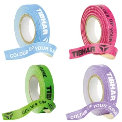 Afbeelding van Tibhar Color Tafeltennis lint, 10 mm breed, 5 m lang, roze, paars, blauw, groen (blauw)