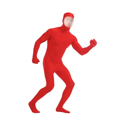 Afbeelding van lucky baby store Jumpsuit voor heren met open gezicht, elastaan, Rood