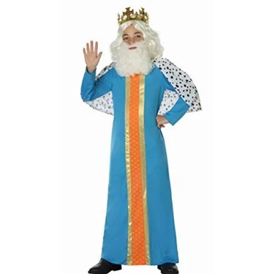 Afbeelding van Kostuums voor Kinderen Tovenaar koning melchior (2 Pcs) Maat 5 6 Jaar