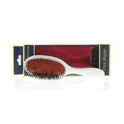 Afbeelding van Mason Pearson B3 Handy Boar Bristle Borstel Ivory White