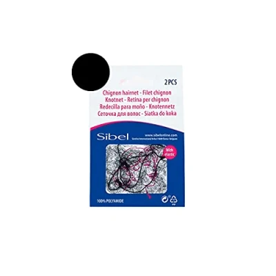 Afbeelding van Sinelco Nylon haarnetje middenbruin 2st Haibu by Kapperskorting.com