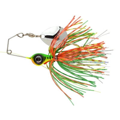 Image de Spro Iris Serie UV Baby Ambush Spinnerbait 8cm 7gr Kleur : Firetiger