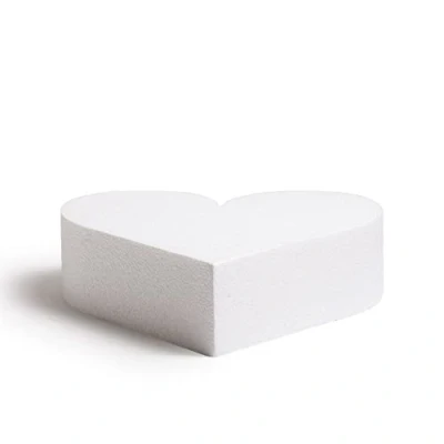 Afbeelding van Decora 0174062, hart van polystyreen, 25 x 7,5 cm, polyester, ecru cm
