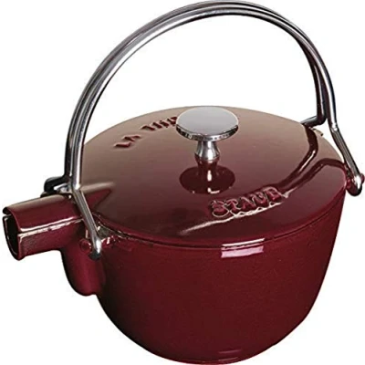 Afbeelding van STAUB Gietijzeren theepot, Ø 21 cm, 1,15 l, grenadine