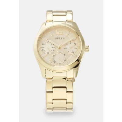 Afbeelding van Guess ZOE Unisex Horloge goldcoloured, Maat: One Size, Gold coloured