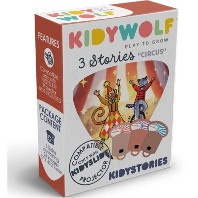 Afbeelding van Kidywolf KIDYSTORIES flashlight cartridges `Circus&#039;