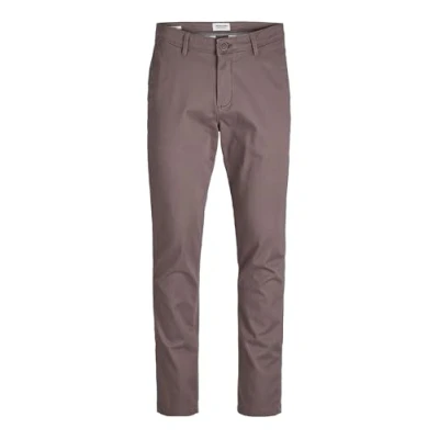 Image de JACK &amp; JONES Jpstmarco Jjbowie Noos Pantalon chino pour homme, Peppercorn, 29W / 34L