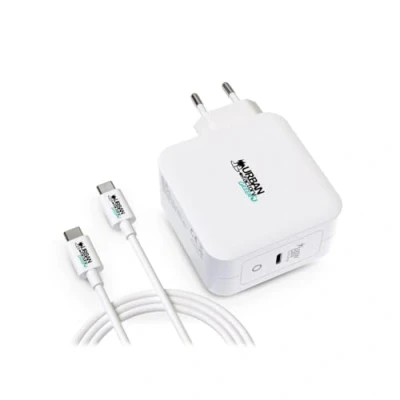Afbeelding van Wandlader + USB Kabel C Urban Factory GSC10UF Wit