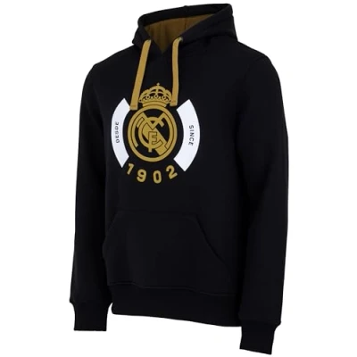 Afbeelding van Real Madrid Sweatshirt met capuchon, officiële collectie, maat voor volwassenen, heren, L