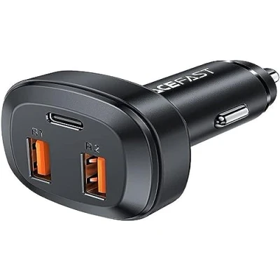 Afbeelding van Acefast autolader 66W 2x USB / Type C, PPS, Power Delivery, Quick Charge 4.0, AFC, FCP, SCP zwart (B9)
