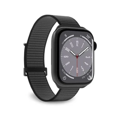 Afbeelding van Puro Nylon Sport Pasek voor Apple Watch 38/40/41 mm (Czarny) (38 mm, 40 41 Nylon, Watch), Horlogebandjes, Zwart