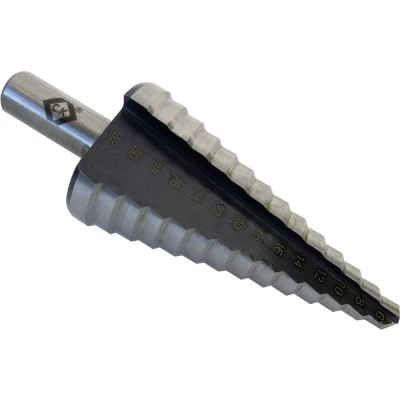 Afbeelding van C.K T3011 HSS Getrapte boor 6 32 mm Gezamenlijke lengte 91 3 vlakken schacht 1 stuk(s)