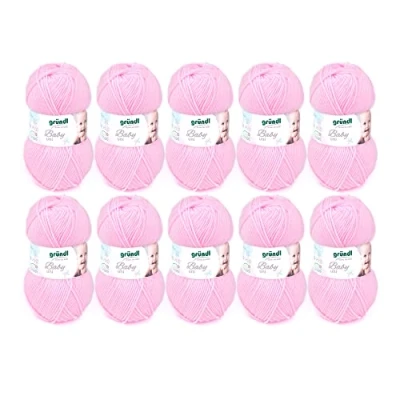 Afbeelding van 3458 07 Baby Uni 10x50 gram roze