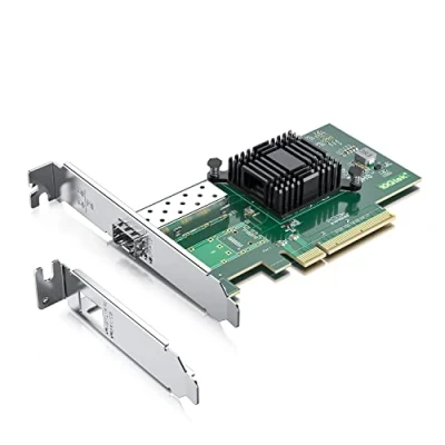 Afbeelding van 10Gb Netwerkkaart X520 DA1, Single SFP+ Port, met Intel 82599EN Controlemechanisme, PCI Express Ethernet LAN Adaptersteun Vensters Server/Linux/VMware, Vergelijk DA1 (Intel E10G42BTDA)