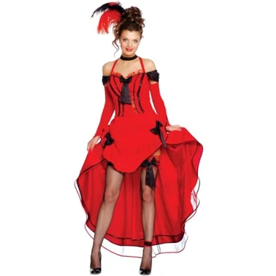 Afbeelding van Fiestas Guirca Verkleedjurk can Dames Polyester Rood Maat S