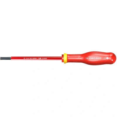 Image de FACOM AT8X200VE Tournevis ProTwist isolé à 1000V pour vis fente 8 x 200 mm