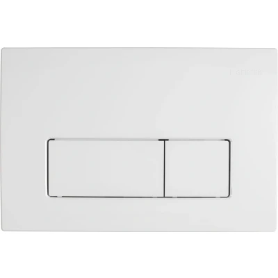 Afbeelding van Geberit Delta50 bedieningsplaat, voor 2 toets spoeling afdekplaat en